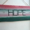 Panneau en palette « Hope »